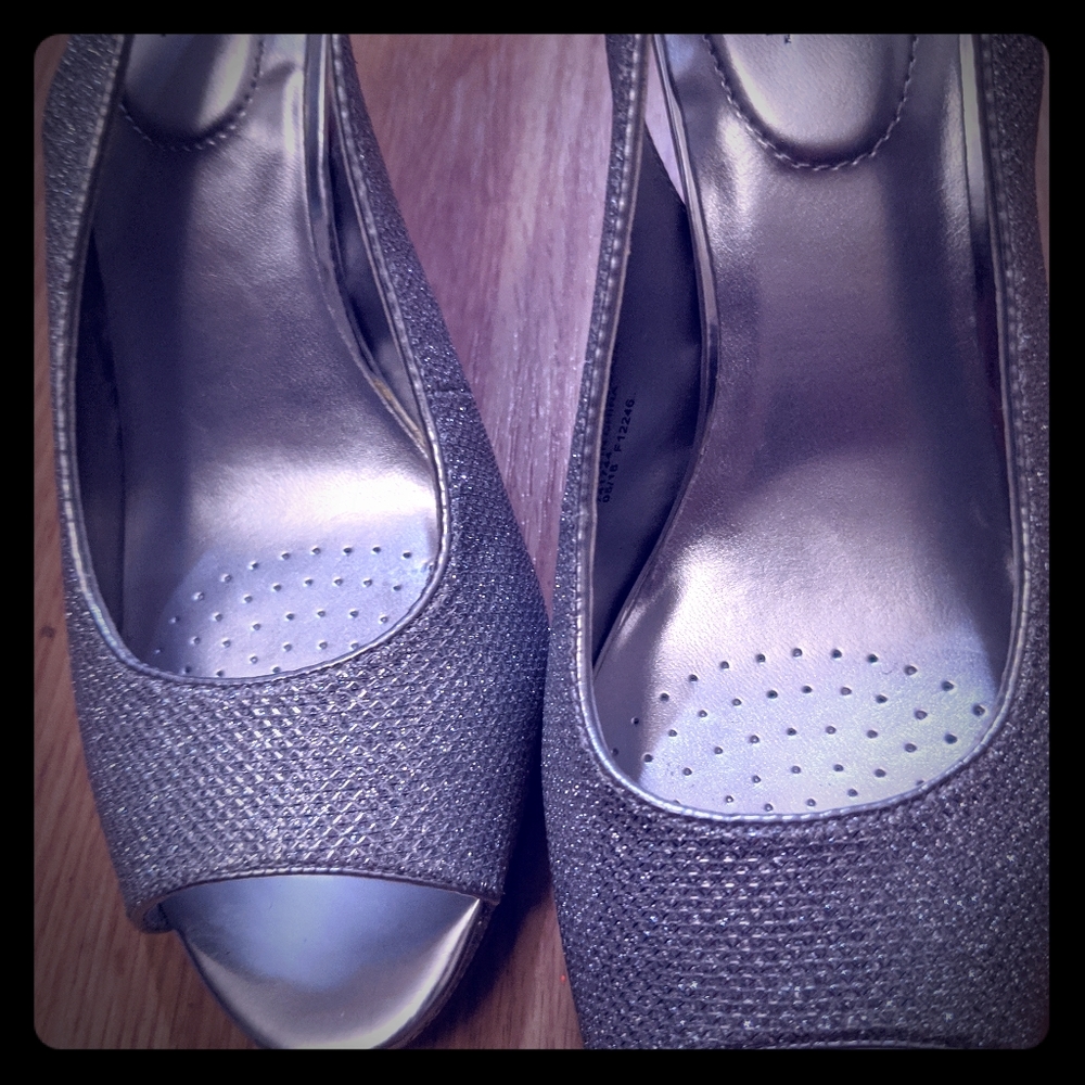 Brand New Silver Heels